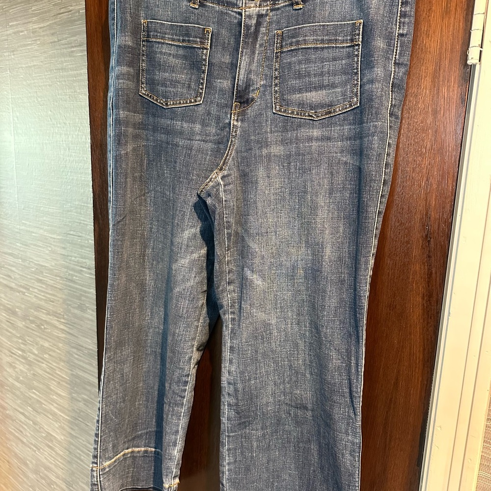 CAbi Women's Straight Leg Blue Jeans